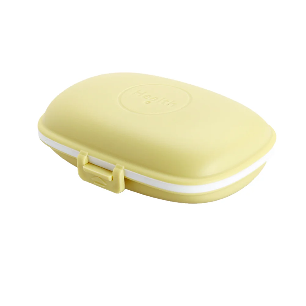 

Case Box Containers Storage Medication Organizer Travel Supplement Boxes Container Monthly Sealed Portable Silicone Reminder