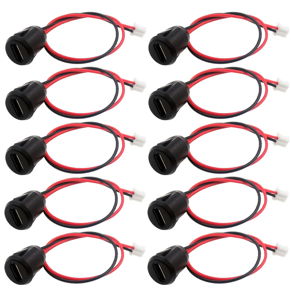 

10 шт. водонепроницаемые разъемы USB Type-C TYPEC2P