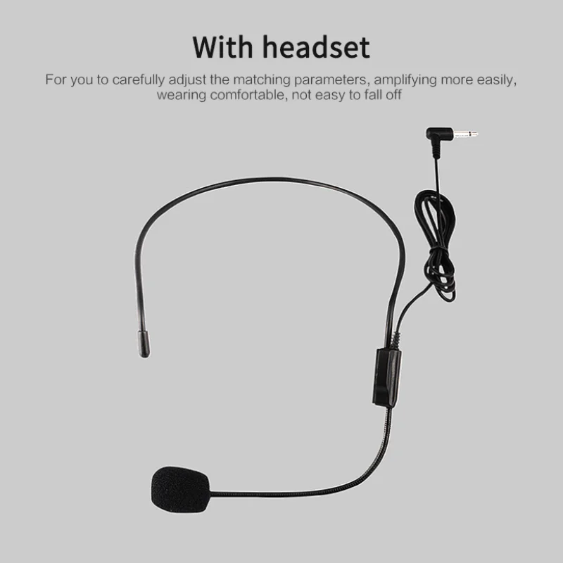 Портативный мини-усилитель голоса Мегафон усилитель с проводным микрофоном
