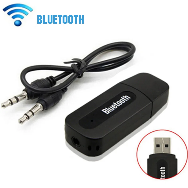 

3.5mm AUX To USB Wireless Bluetooth Audio Stereo Car Auto Music Receiver Adapter For Interior Decoration Wholesale