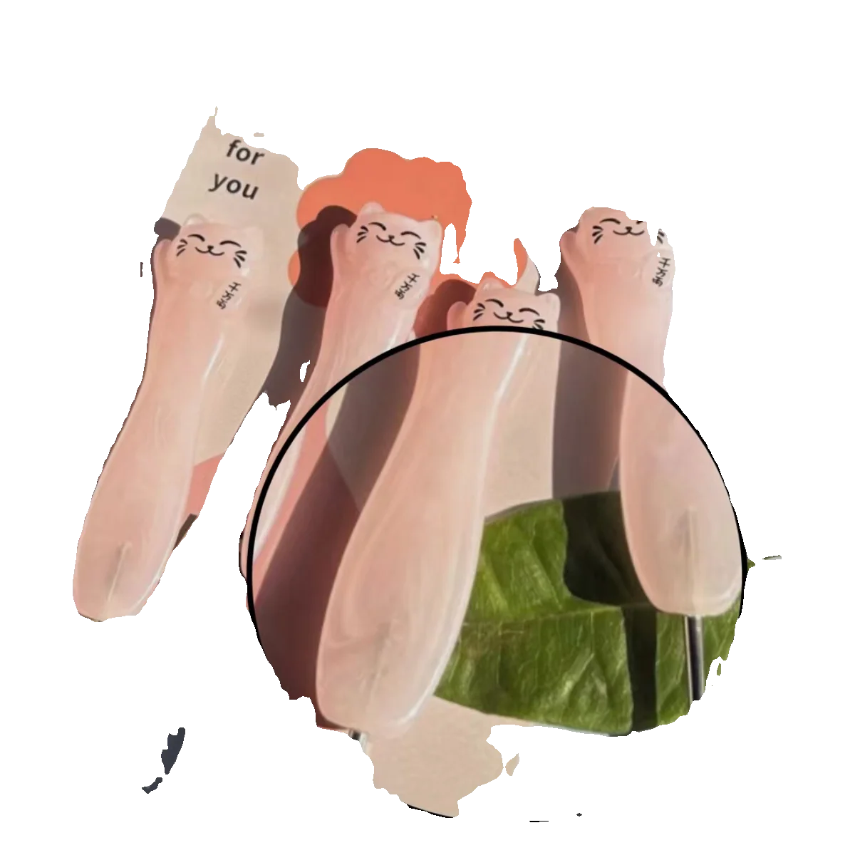 Крючки для вязания милая ручка в виде кошки из смолы алюминиевые спицы крючком