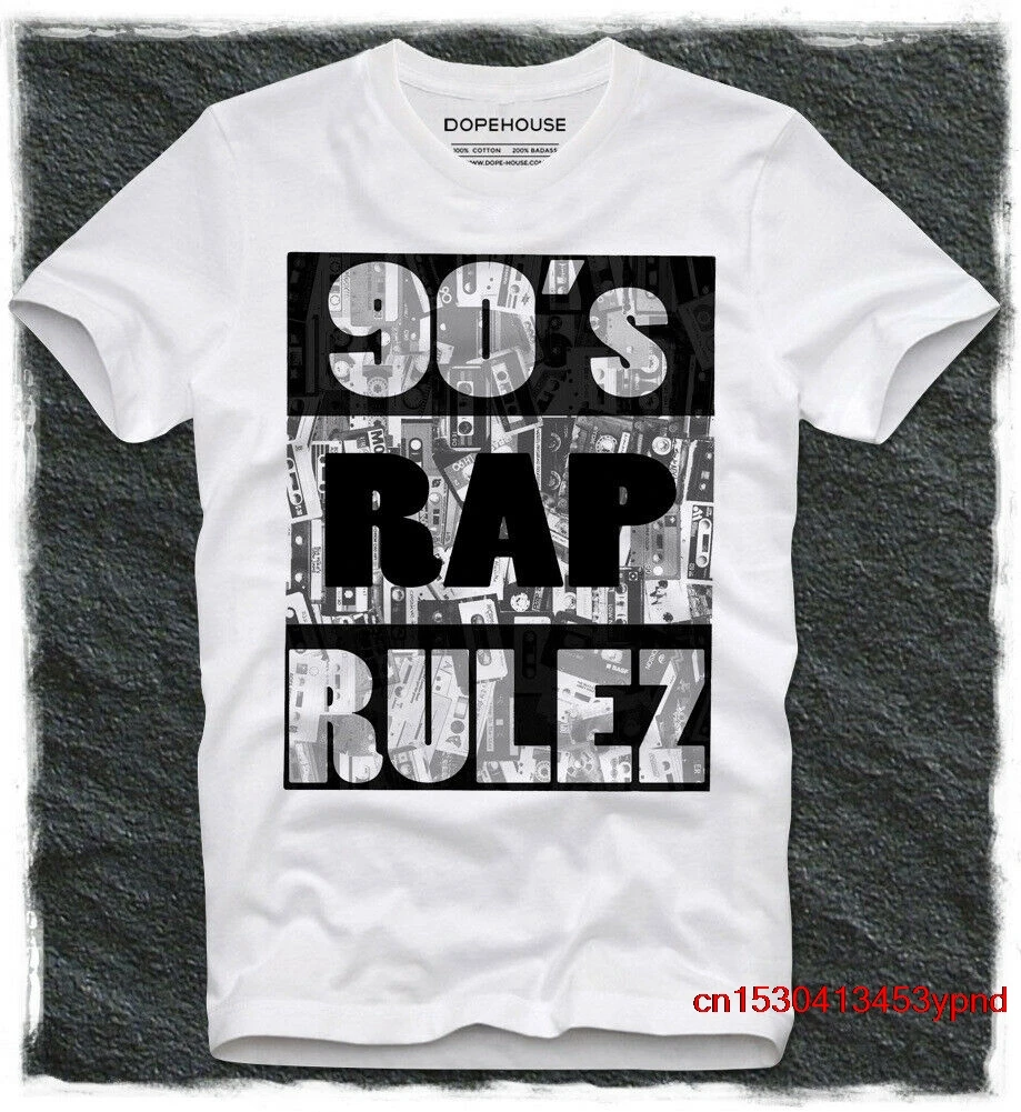 T-Shirt 90s Rap Hip Hop Tapes Notorious Big Tupac 2pac Biggie Nwa Clan Hip Hop tee man's t-shirt