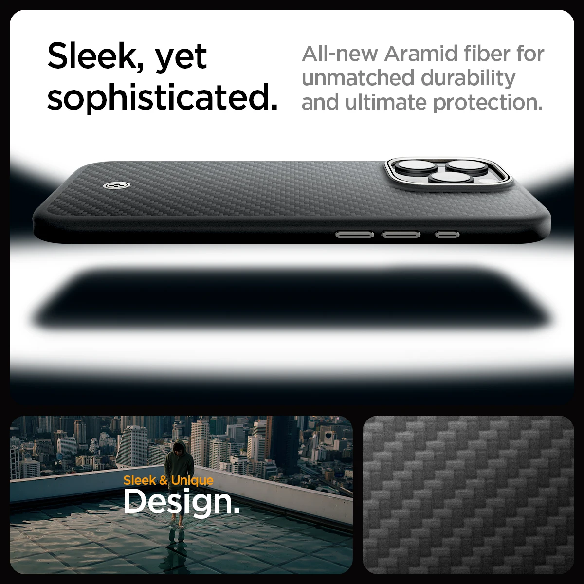 Spigen Enzo Aramid MagFit Magsafe чехол для iPhone 16 Pro Max /