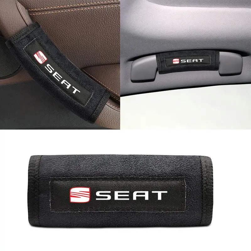 

2pcs Car Interior Protective Door Handle Warm Cover for Seat Leon Lbiza Tarraco Toledo 6K 6L 6J 6P 6F 1M 1P 5F 7V8 7V9 700 711