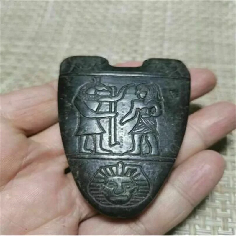 

China Red Mountain Kultur Sammlung Meteorit Carving Totems Sammlung Ornamente Figuren Statuen et Skulpturen