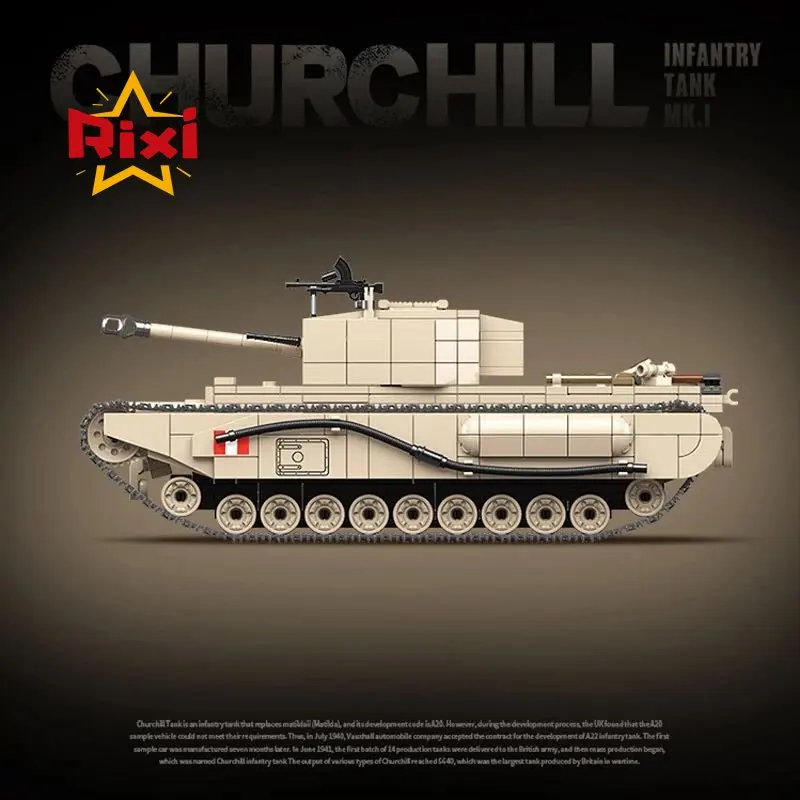 WW2 Британские Военные танки строительные блоки Cromwell Черчилль танк Challenger армия