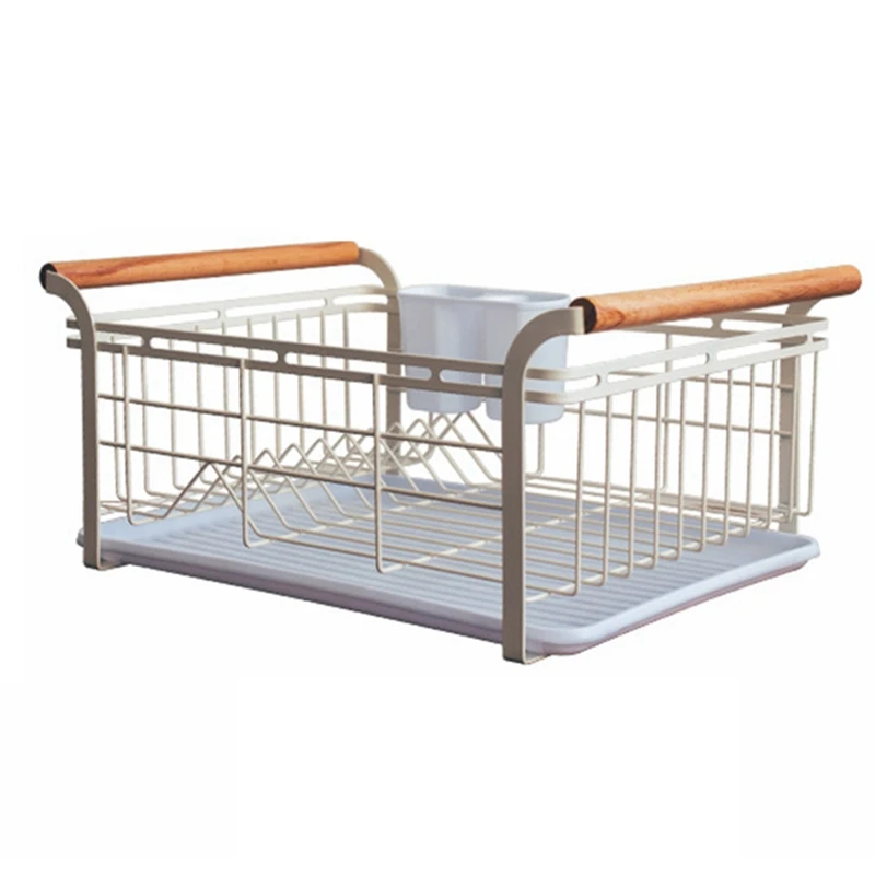 

Iron Dish Rack Draining Rack Kitchen Tableware Cup Storage Basket Storage Rack Bowl Rack