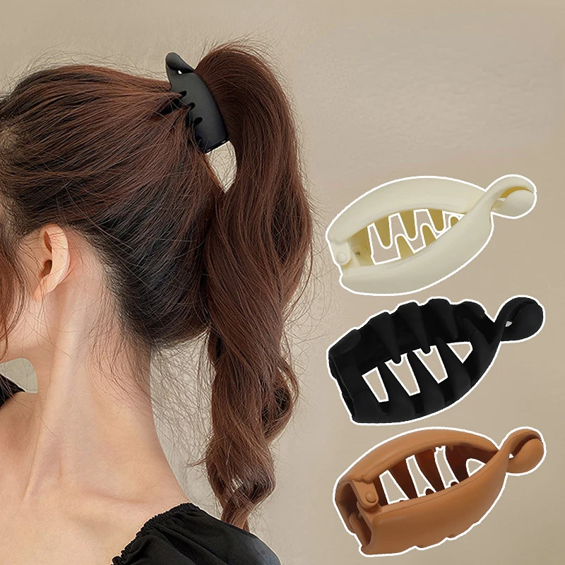 Banana Clip Women Hair Style Accessories Fashion Ponytail Barrettes Hair Claws Hairpins