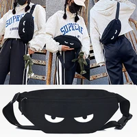 stare pattern printing waist bag ins trendy women fanny pack underarm shoulder waist bags fitness chest pack outdoor hiking bag