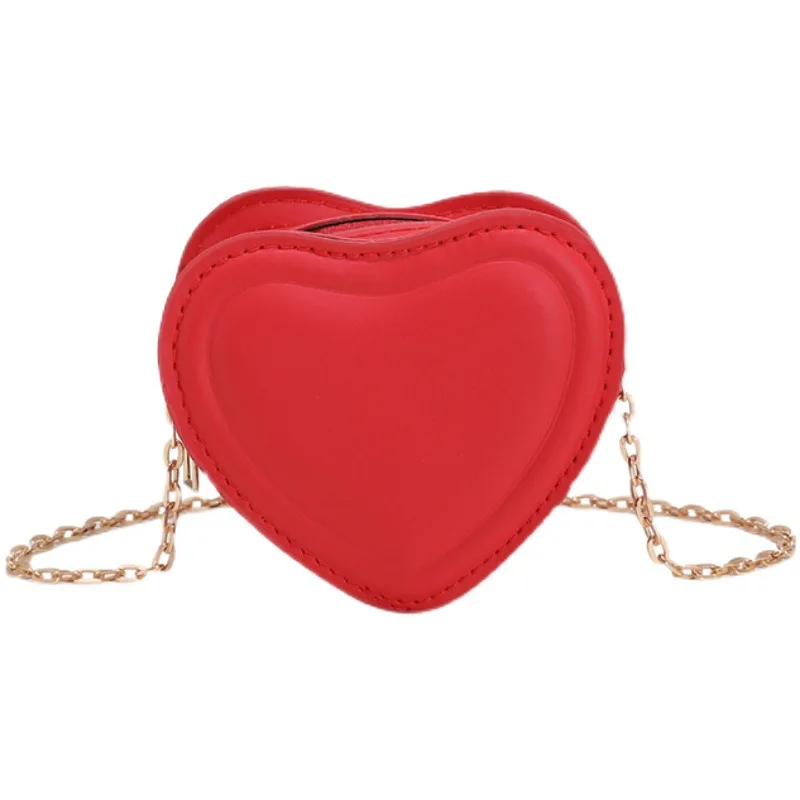 Классические сумки через плечо с сердечками для женщин и девушек косметичка на