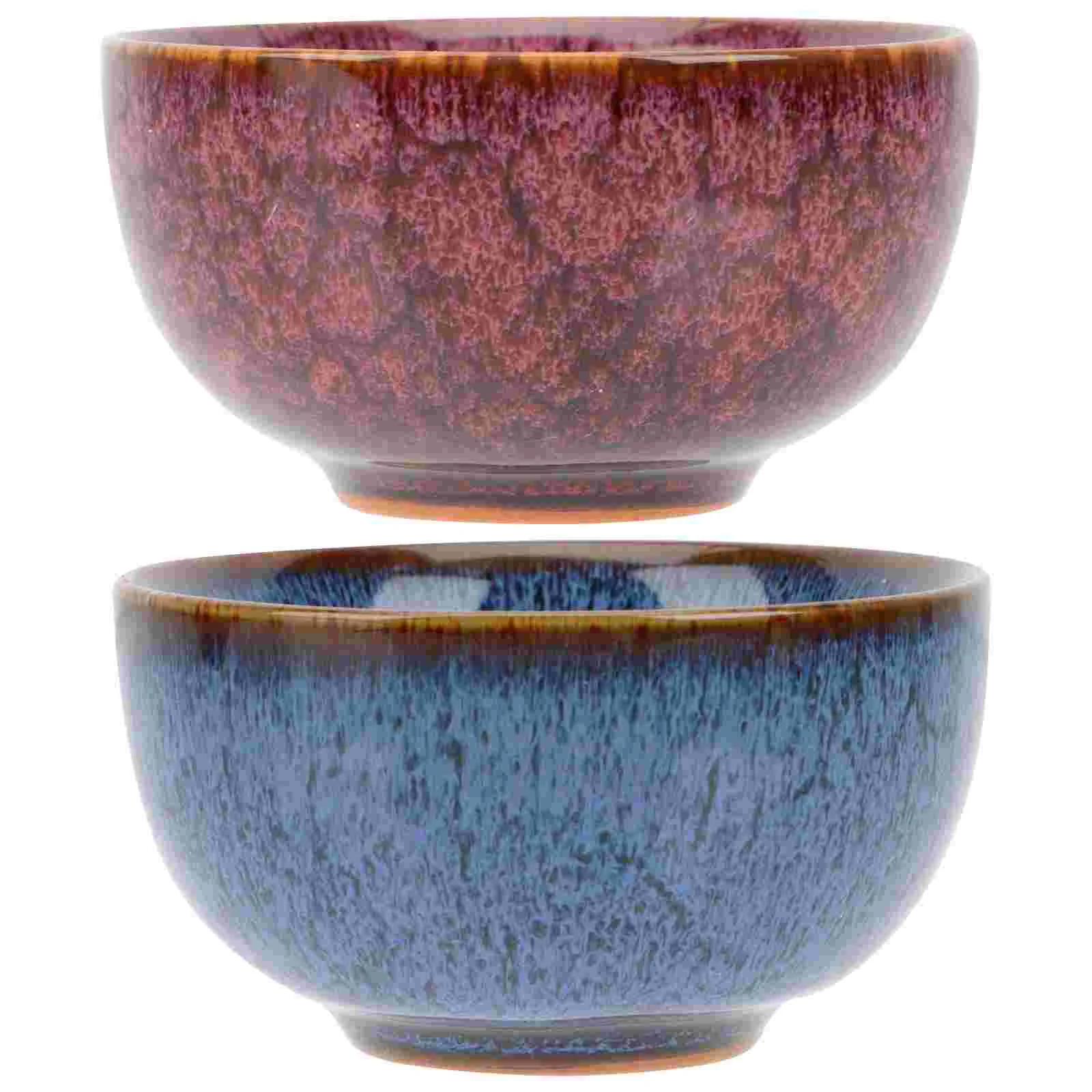 

2pcs Ceramic Tea Cups Kung Fu Teaware Tea Set Tea Drinking Cups Ceramic Cups for Teahouse Home Hotels