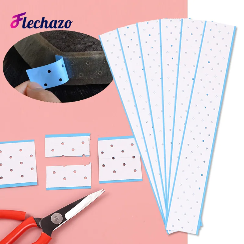 Blue Tape Adhesive Glue Best Walker Tape Lace Front Tape Extenda-Bond Plus Double-Sided Wig Tape with Breathing Holes 10 Pieces