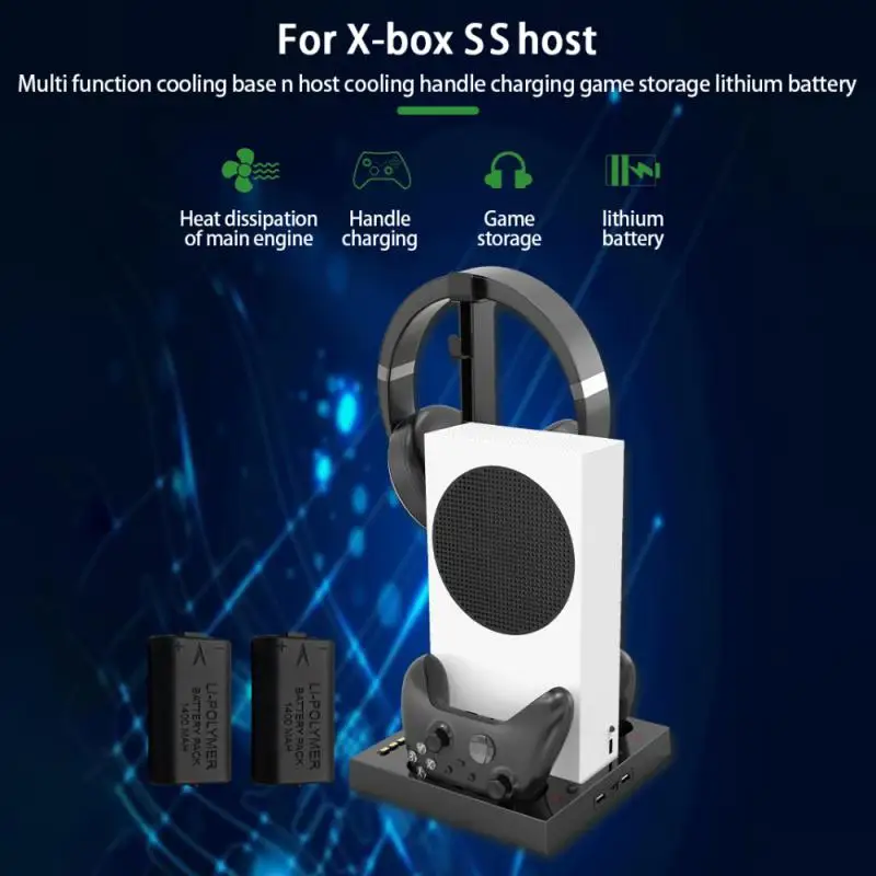 

Подставка для вентилятора охлаждения Usb, охлаждающая база для быстрой зарядки, хост-радиатор для серии аксессуаров, индикатор батареи, лампа из АБС-пластика