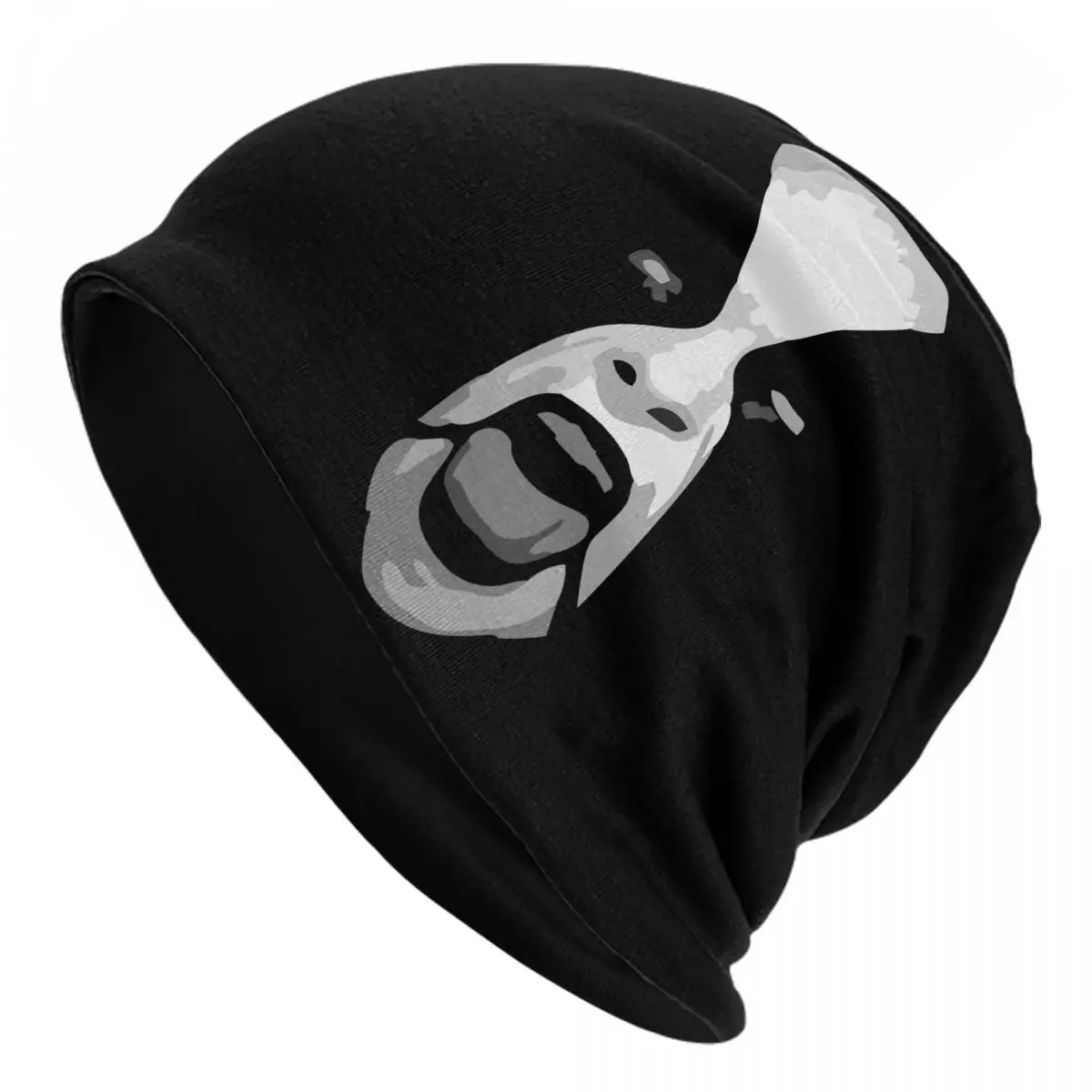 

Stylish Black Metal Abbath Band Bonnet Knitting Hats Accessories Winter Warm Vintage Beanies For Man