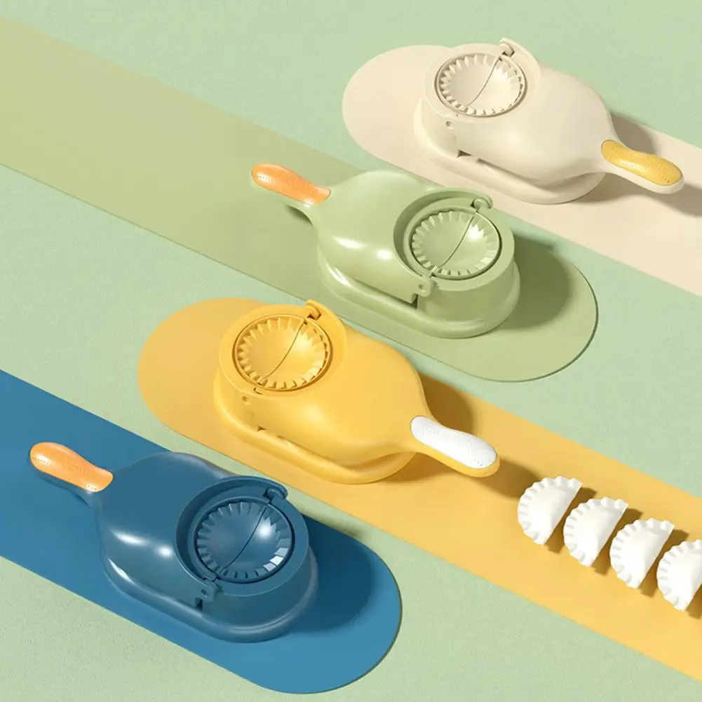 

Dumpling Skin Artifact DIY Dumpling Maker Manual Wrapper Making Kitchen Dumpling Making Tool Plastic Mold Dough Pressing Tool
