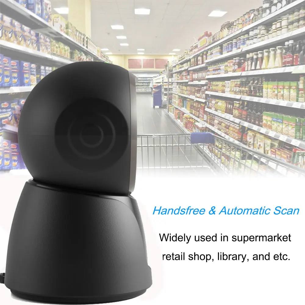 Настольный сканер штрих-кода 2D QR-код всенаправленный считыватель штрих-кодов для