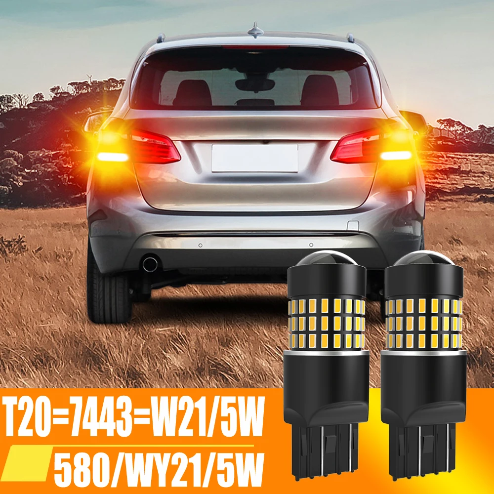 2x Светодиодная лампа задсветильник хода W21W 7440 T20 W21/5W для Mitsubishi Galant Grandis Lancer Outlander 1 2 3 Pajero Shogun 4