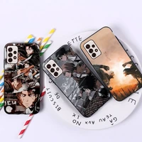 attack on titan japanese anime phone case for samsung a32 a51 a52 a71 a72 a50 a12 a21s a s note 20 s21 10 plus fe ultra