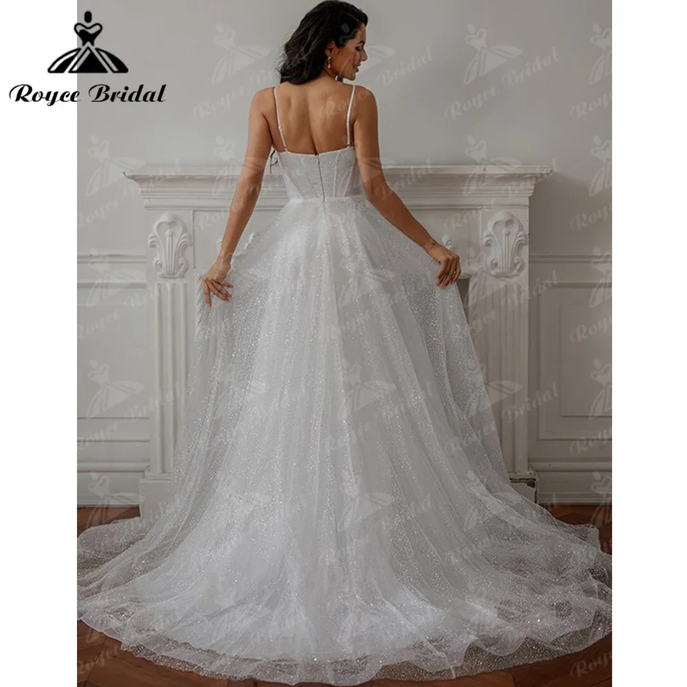 Великолепное свадебное платье без бретелек на тонких бретельках рукавов заказ