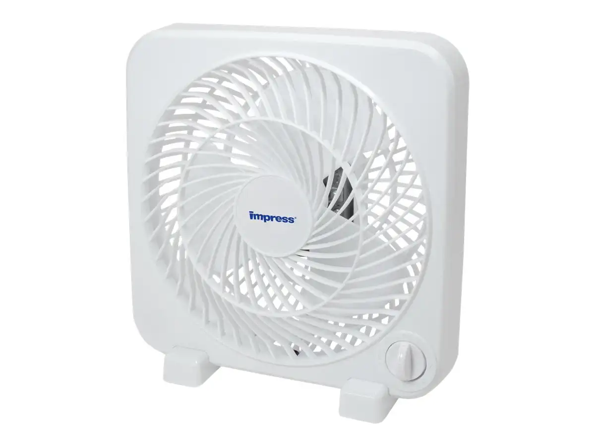 

9 inch Box Fan- White, hand fan rechargeable , fan cooling
