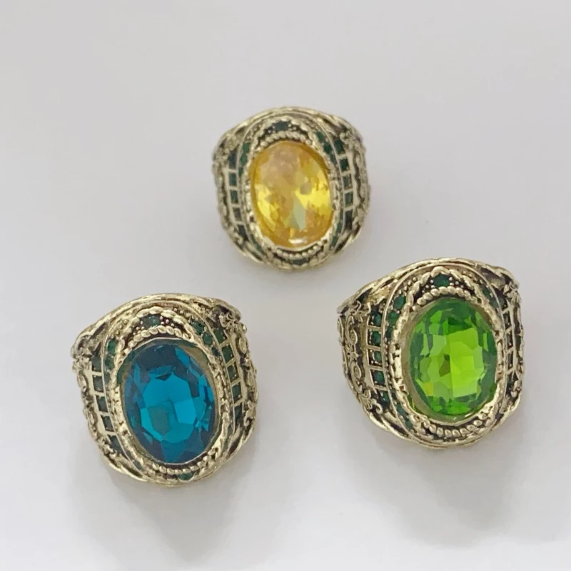 Европейская и американская мода инкрустированное дворцовым кольцом богемное