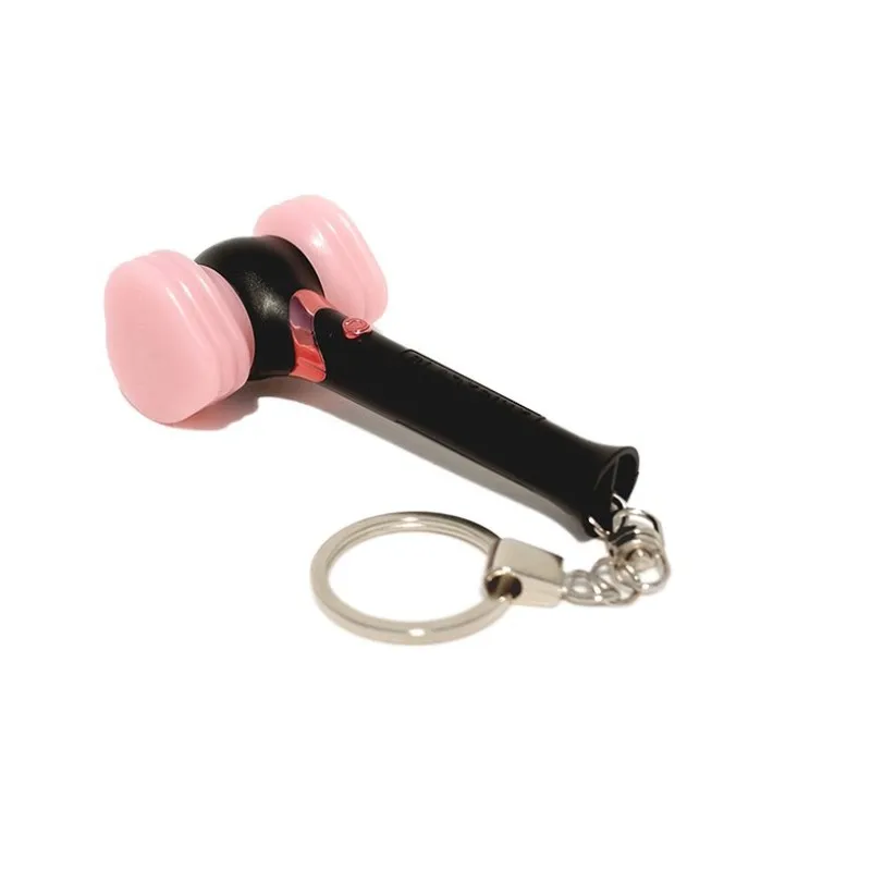 

Korea Mini LightStick Keychain Concert Glow Lamp Light Stick Fans Gift Led Hiphop Keyring Key Ring Gifts Luminous Toys