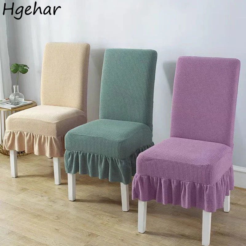 

Chair Covers Stretch Removable All-inclusive Chairs Case Anti-dirty Seat Protector Banquet Restaurant Chaise Slipcover Household