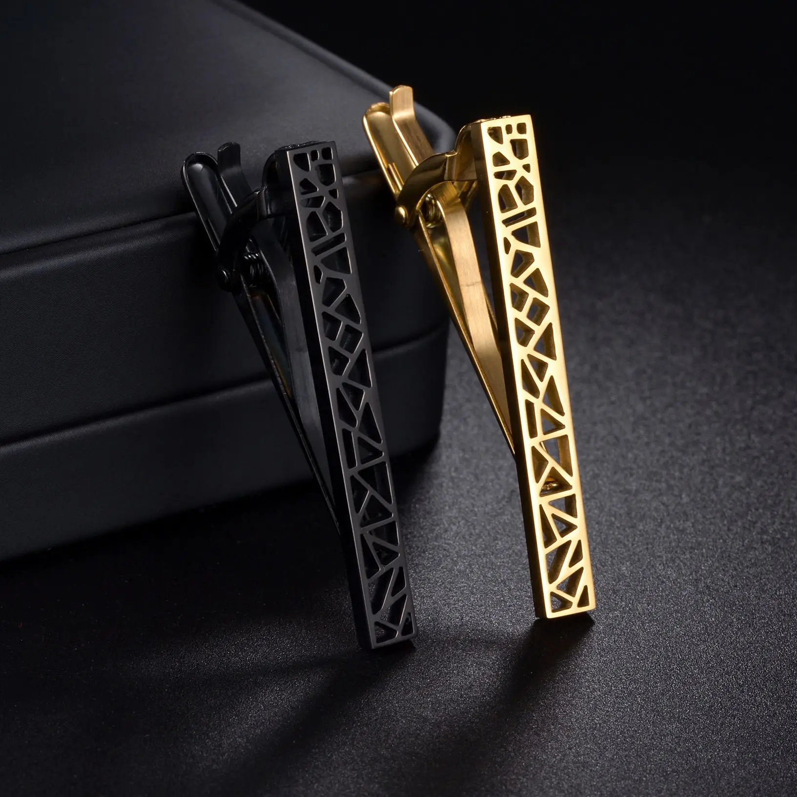 

Медный зажим для галстука, модная быстрая шпилька для мужчин, металлическая простая застежка, ювелирные аксессуары, застежка, мужские зажимы для воротника