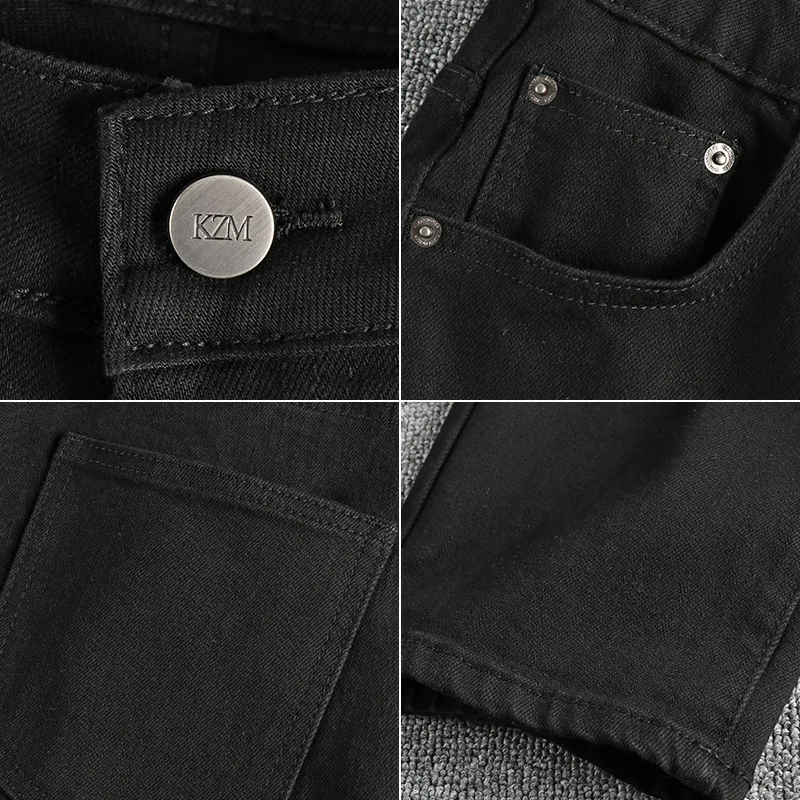 Джинсы мужские укороченные эластичные 13 унций Y2k