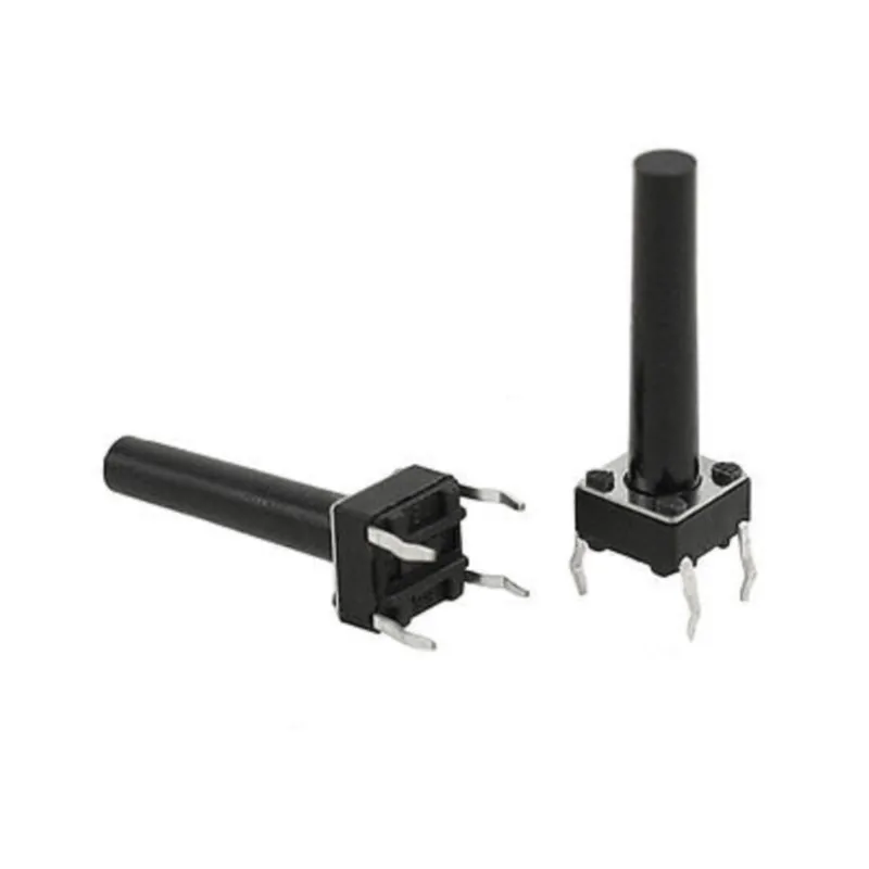 100 шт. тактильный кнопочный переключатель мгновенного действия 4-контактный DIP