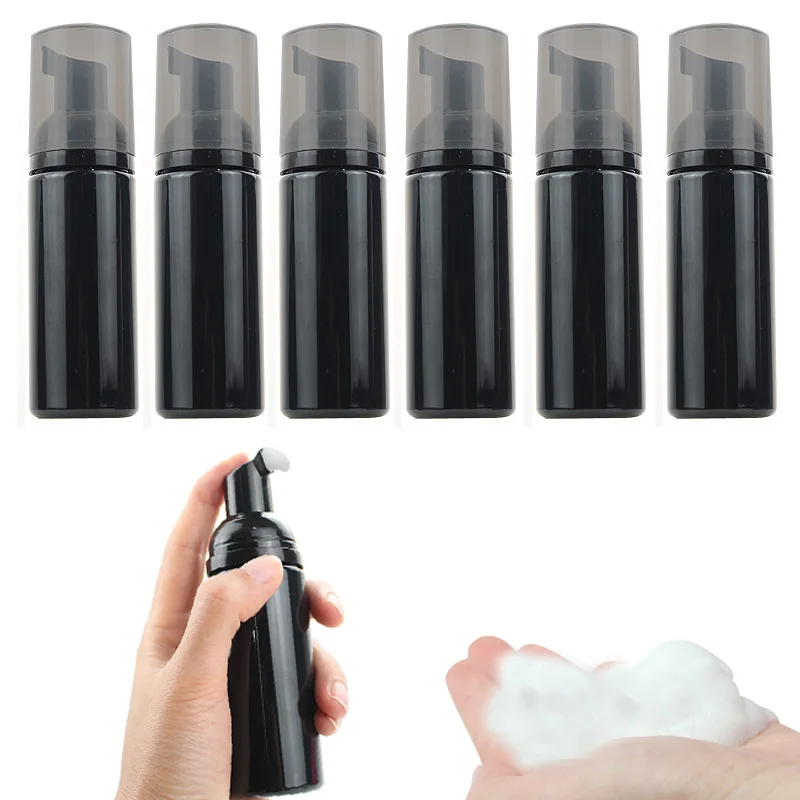 

1/5/10/20/30Pcs Plastic Foam Pump Bottle Black Cleaner Soap Shampoo Dispenser Foam Container Empty Refillable Bottles 50ml