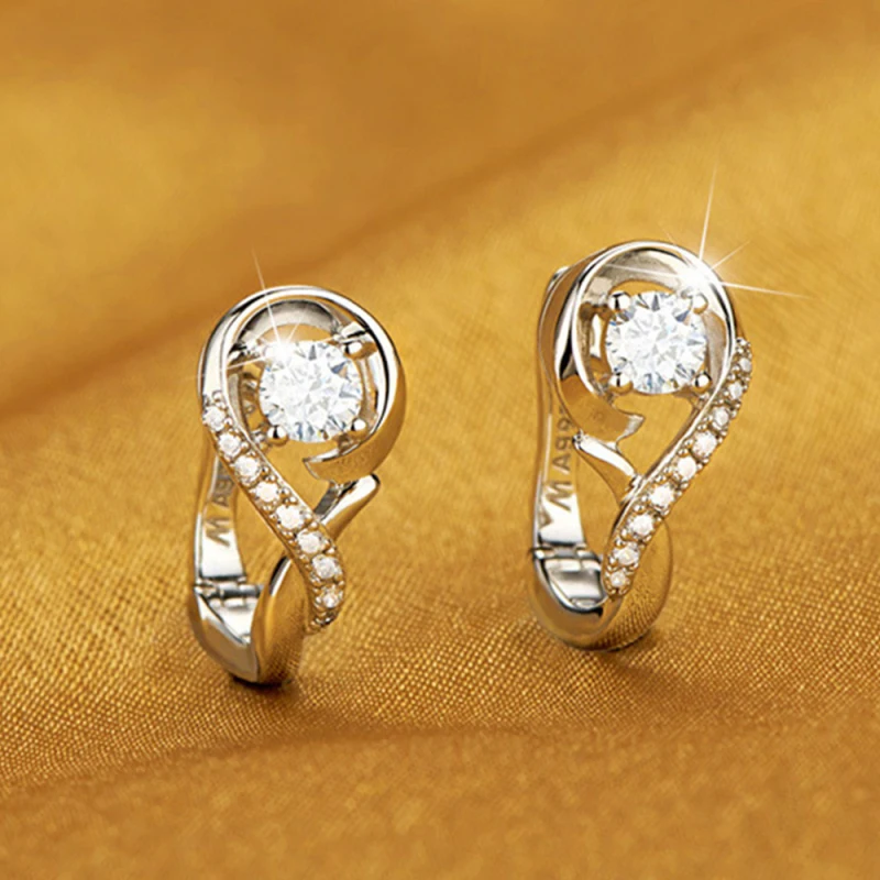 

Exquisite Music Note Weight Loss Earrings Cubic Zirconia Earrings Acupoint Stimulation Magnetic Therapy Fat Burning