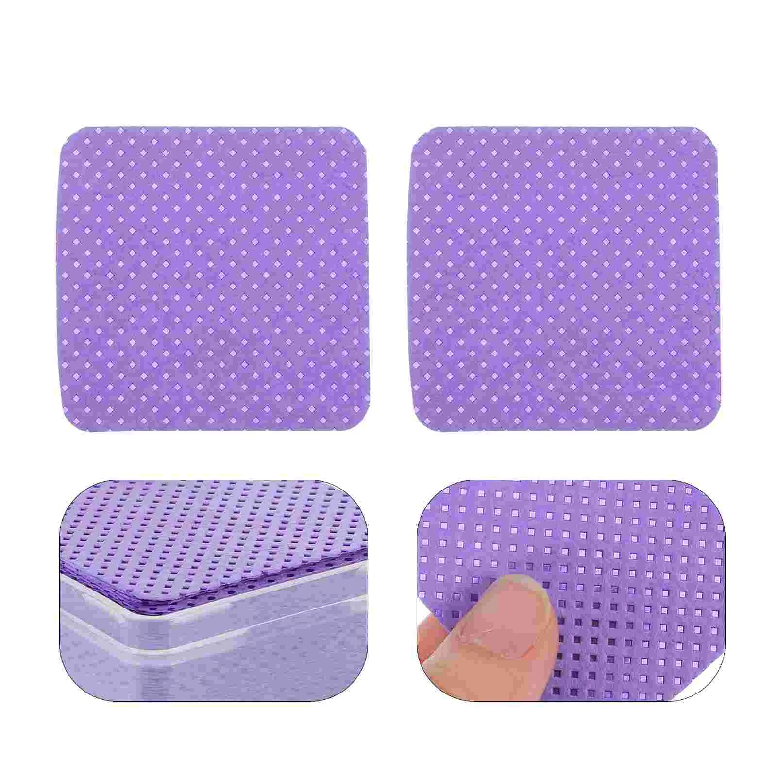

400 pcs Cleaning Eyelash Glue Wipes Nail Cleaner Wipes Nail Polish Cleaning Wipes for Women