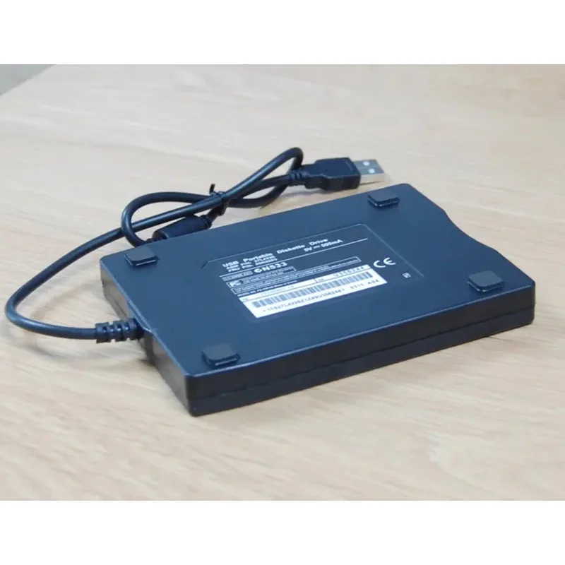 Фото Совершенно новый внешний USB-флоппи-дисковод для FDD 3,5-дюймовых 1,44-мегабайтных компьютерных дисков, устройство для чтения дискет. №3