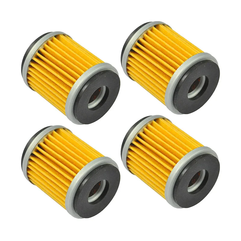 4Pcs Motorcycle Oil Filters For  Yamaha Motorcycle WR250 F-R,S,T,V,W,X  03-08 XG250 Tricker  05-08 XT250 X,XC  08
