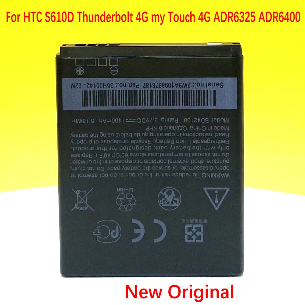 

100% Original 1400mAh BD42100 battery for HTC T326E T326H In Stock High Quality Battery+Tracking Number