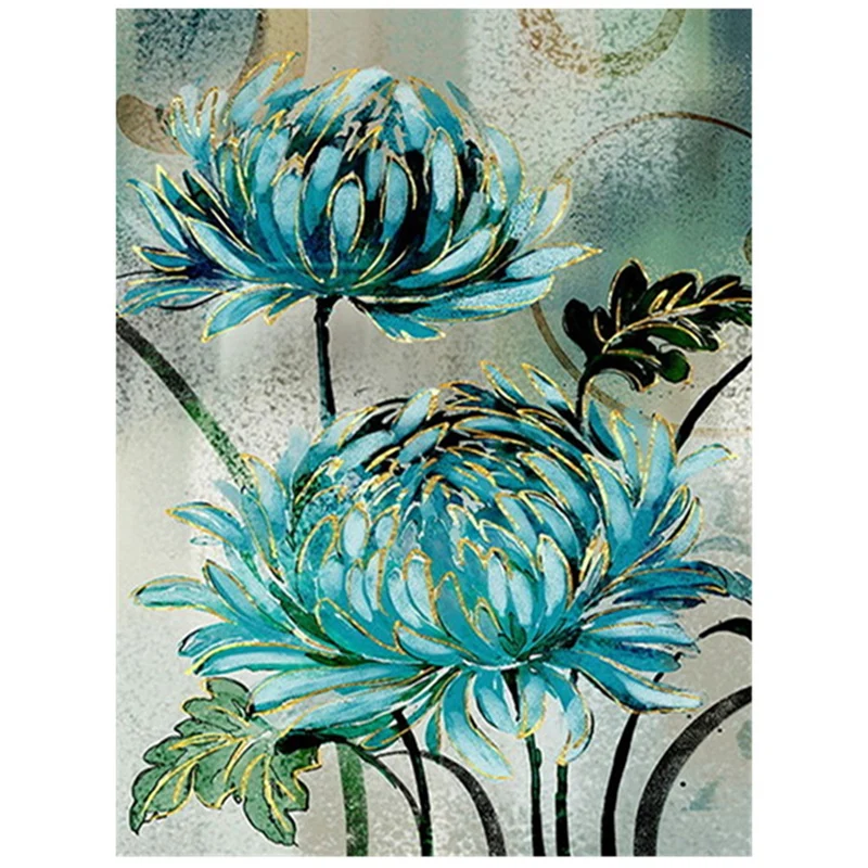 

Алмазная живопись, картины с цветами для интерьера, вышивка пионами, домашний декор, Алмазное искусство