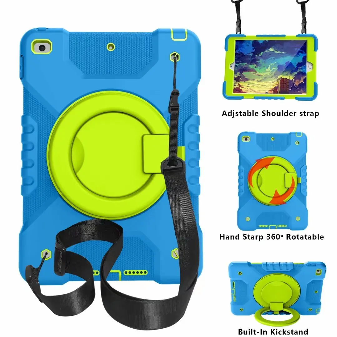 

Case for iPad 10.2 A2197 A2198 A2200 A2270 A2428 A2429 A2430 Heavy Armor Kids Shokproof Cover Funda Capa Tablet Shell+pen