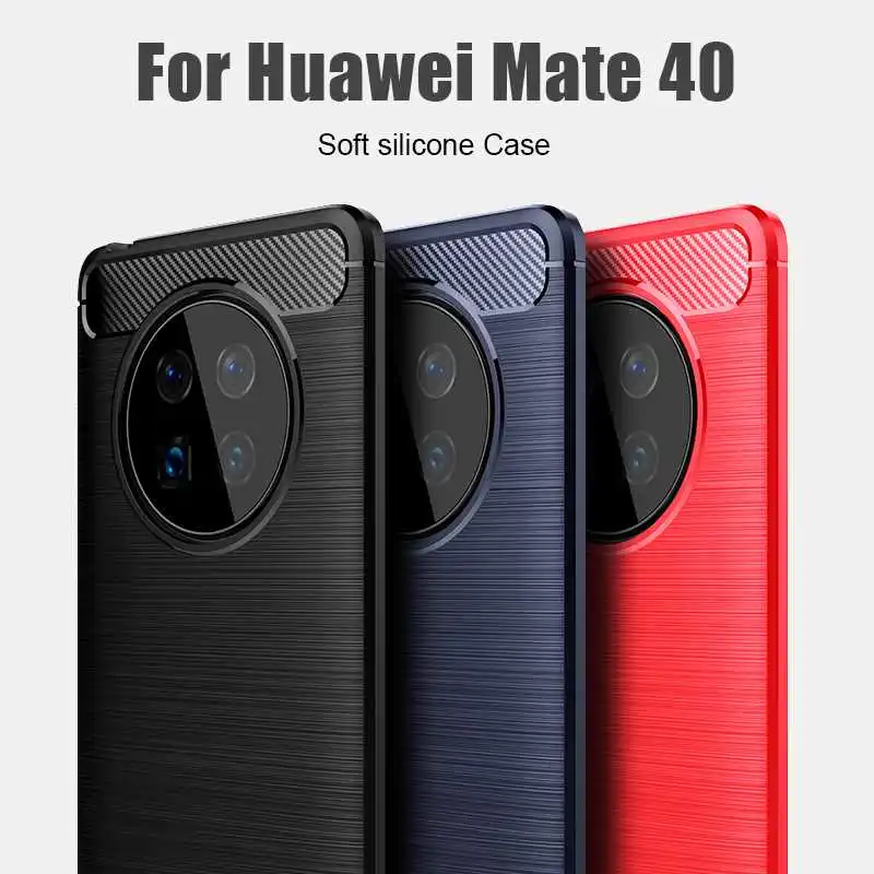 

Nonmeio Shockproof Soft Case For Huawei Mate 40 Pro Lite Phone Case Cover