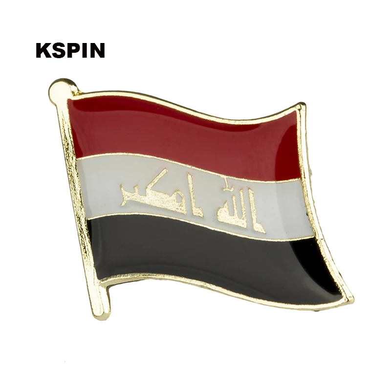

Iraq Flag Badge Flag Laple Pin Badges Flag Brooch