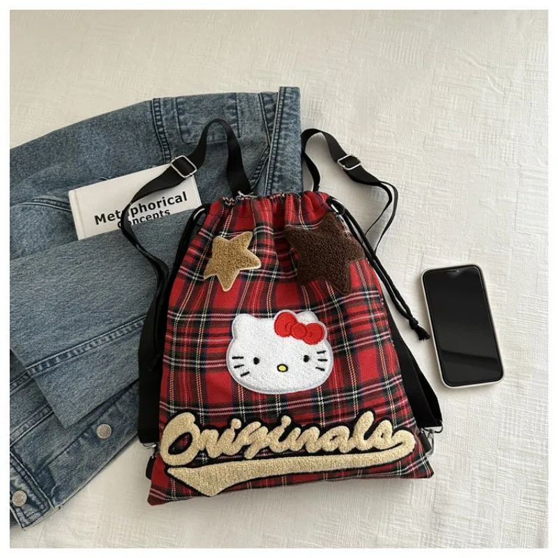 Женский рюкзак с мультяшным принтом Большой Вместительный Рождественский