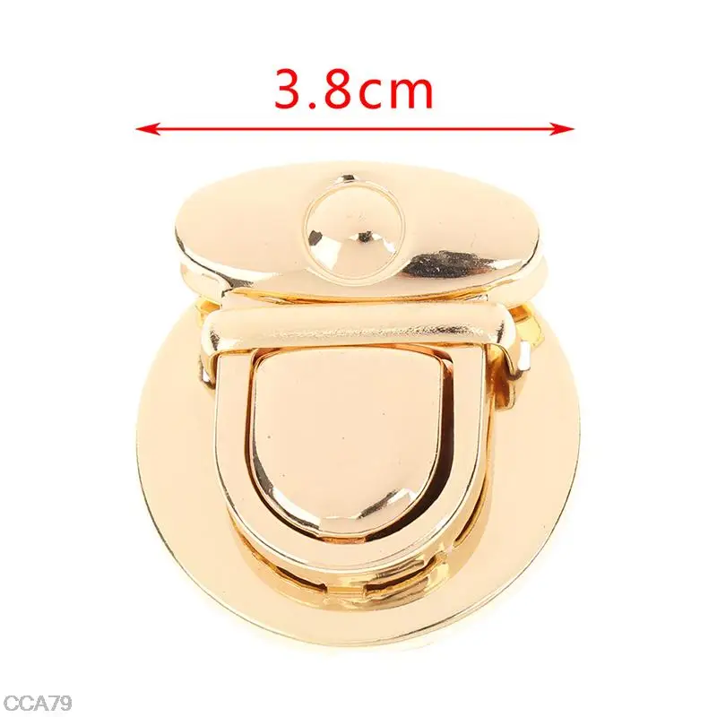 

2 PC Metal Lock Bag Case For Handbags Accessories Diy Craft 4.6Cm In Diameter