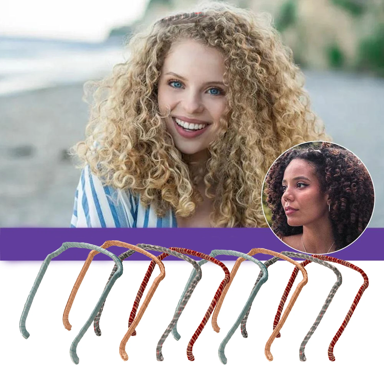 

Square Glasses Headband Female 2023 New All-match Pressing Hair Bundle Headdress Invisible Curly Hair Fixed Artifact Headband