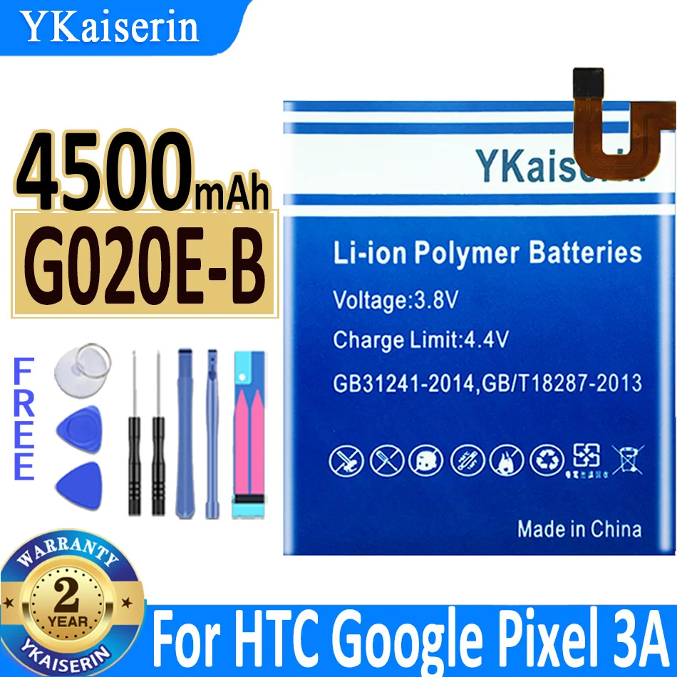 

Аккумуляторная батарея ykaisin G020E-B G020EB 4500 мАч для HTC Google Pixel 3A Pixel 3 lite Pixel 3 Lite Bateria + трек-код