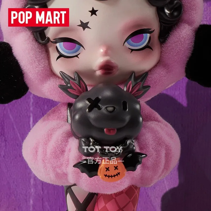 Фото Новые оригинальные фигурки Skullpanda Bunny или Doggy на Хэллоуин, коллекция Kawaii, украшение для рабочего стола, детские игрушки, подарки №3