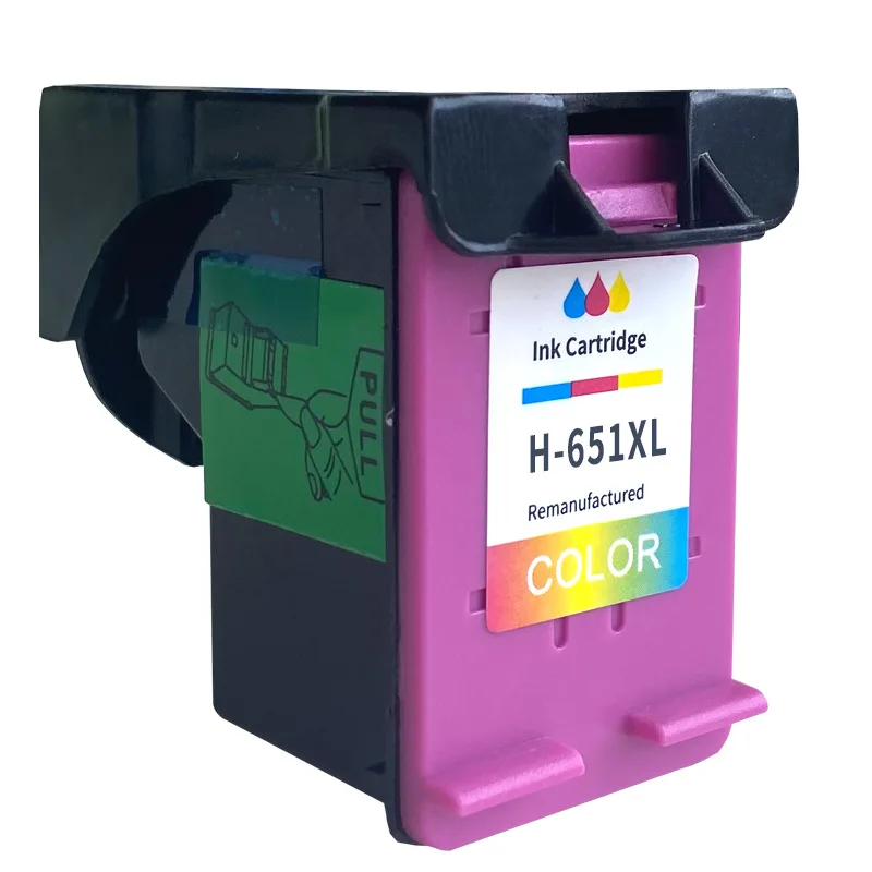 Чернильный картридж 651XL 651 XL черного цвета для принтера HP Ink Advantage 5575 5645 202 252 202C 252C