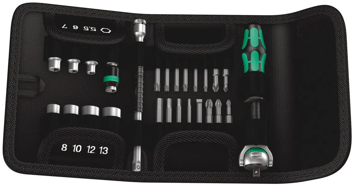 

Tools 26Pc Zyklop Ratchet ¼" Socket and Bit Set with pouch (Metric)