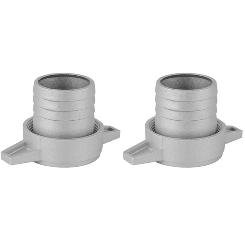 

2X Water Pumps Fittings 2 Inch Aluminum Pipe Connecting Wrench With Rubber Gasket Pump Connector Pipe Fitting