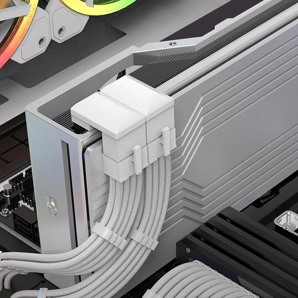 ATX GPU VGA PCIe 8-контактный 6-контактный угловой разъем U до 180 градусов плата адаптера