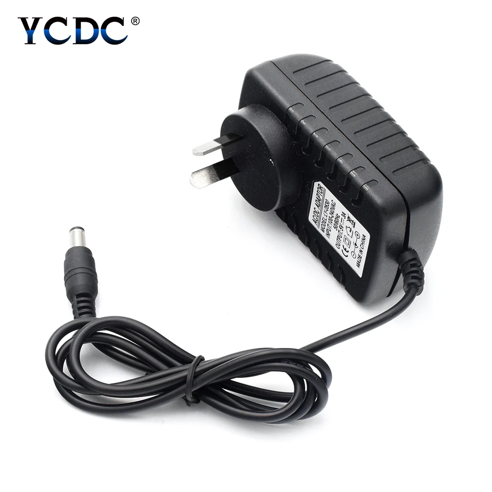 

1Piece DC 5V 3A Output Power Supply Adapter AU UK EU US Plug AC 100V-240V Input Converter Adapter Charger DC 5.5mm X 2.1mm